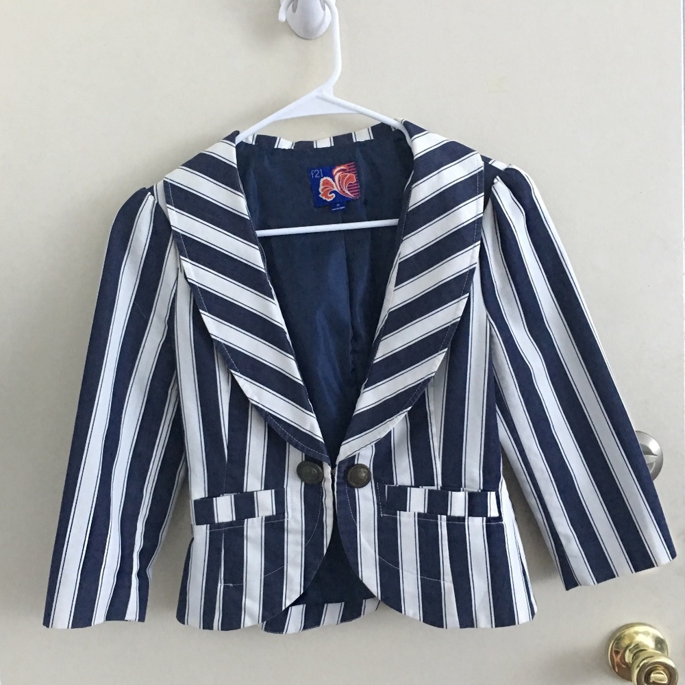 Striped Blazer